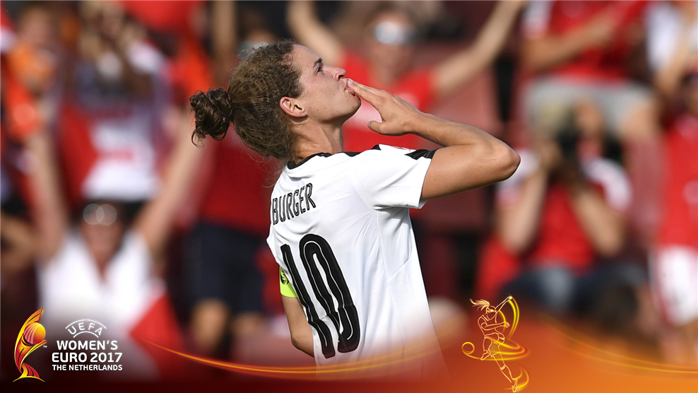 PFF_Oficial's tweet photo. ⚽️ FIM DE JOGO!
⏱️90+4' - 🇦🇹 1x0 🇨🇭
⚽️ 15' Nina Burguer 🇦🇹
#WEURO2017 #EUROnoPFF #AUSSUI https://t.co/dMDGoCCvXF