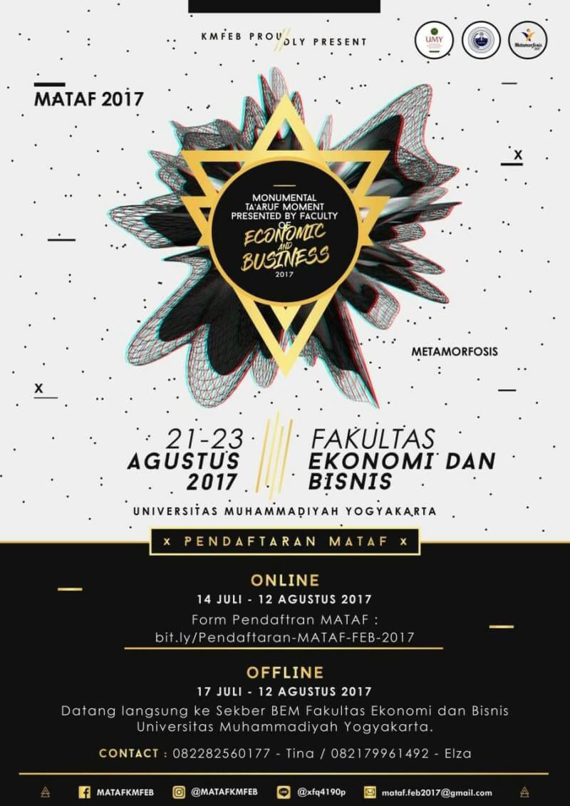 Yuk yang udh ga sabar ketemu teman baru dan mengenal FEB lebih dekat, segera daftarkan diri kalian di acara paling monumental bersama KMFEB!