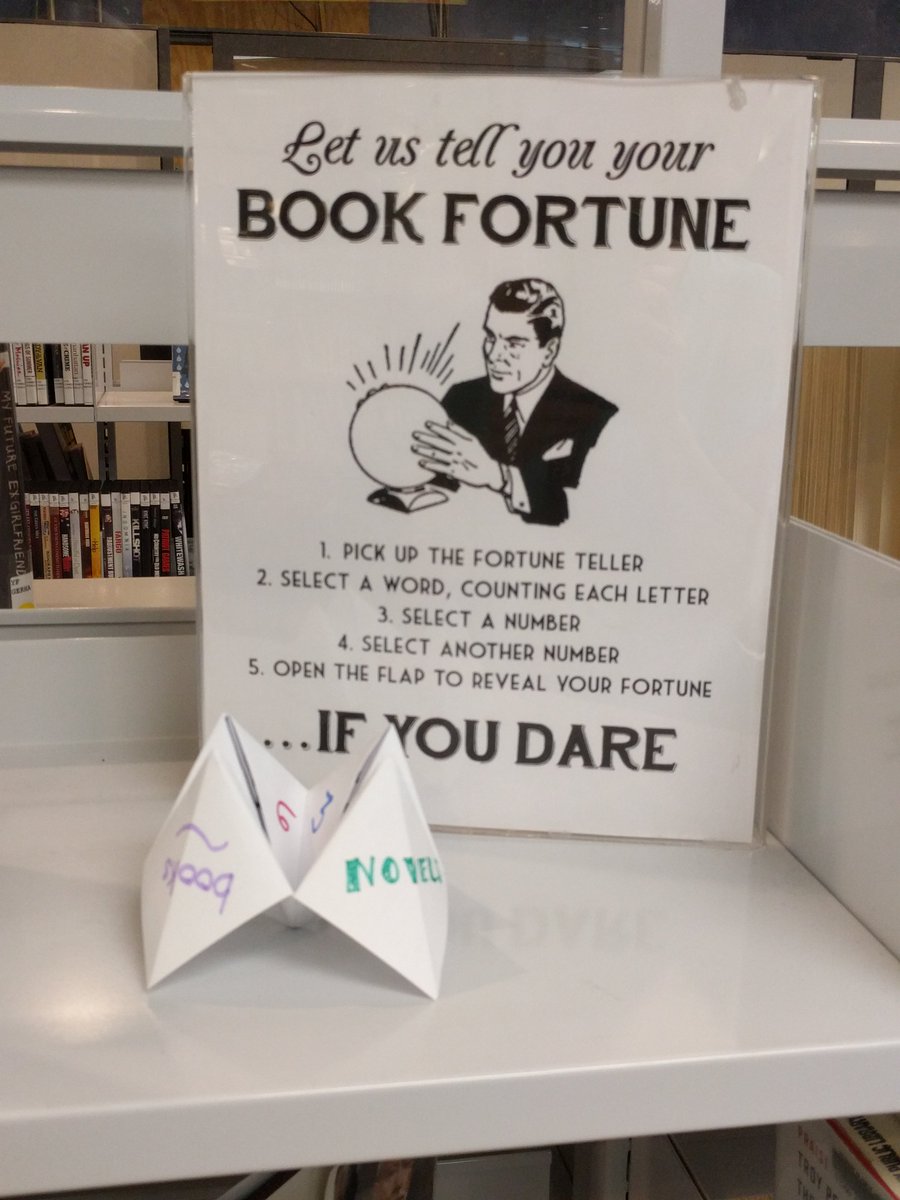 LibraryPopup's tweet photo. Stop the Connection and discover your book fortune! @ArlingtonVALib #libconnection https://t.co/JAYVTb16D8