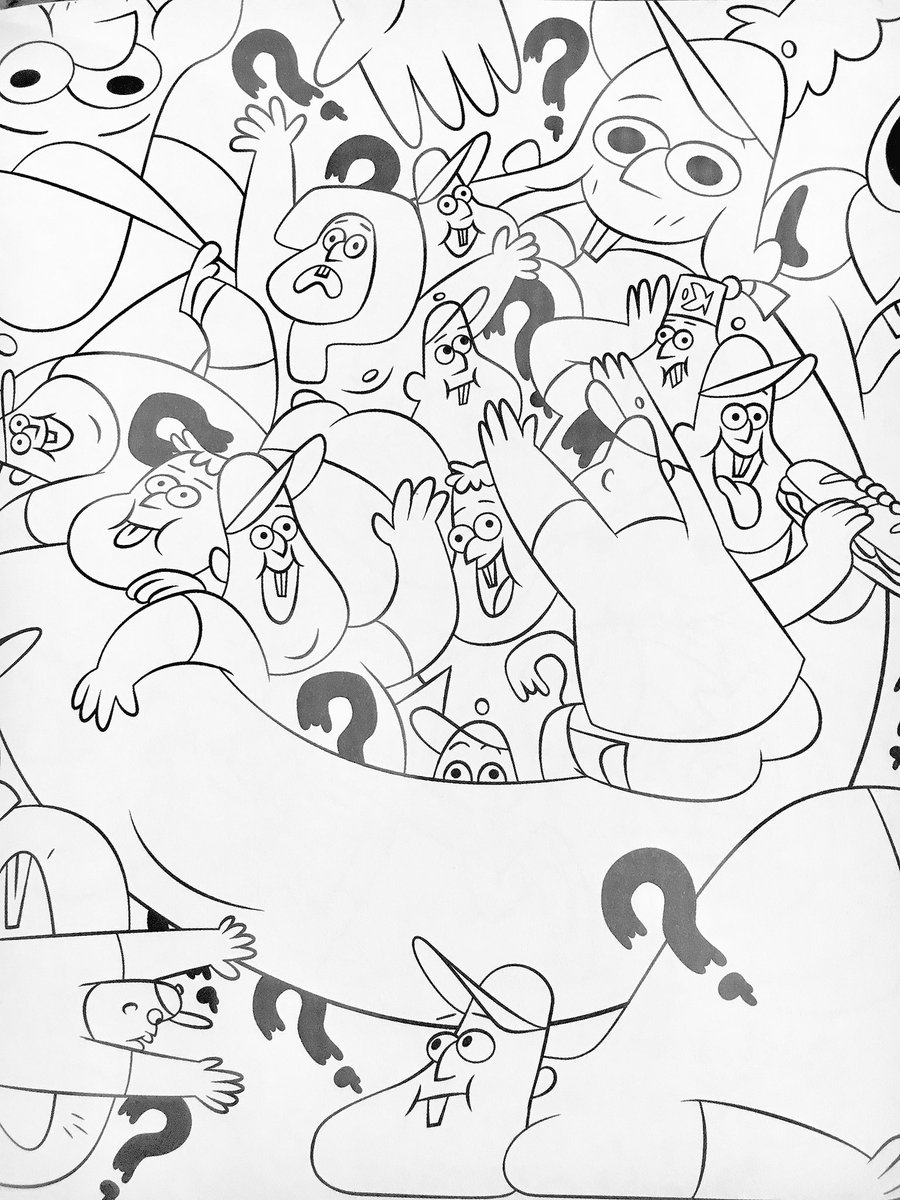 pics Gravity Falls Coloring Book alex hirsch on twitter don t color