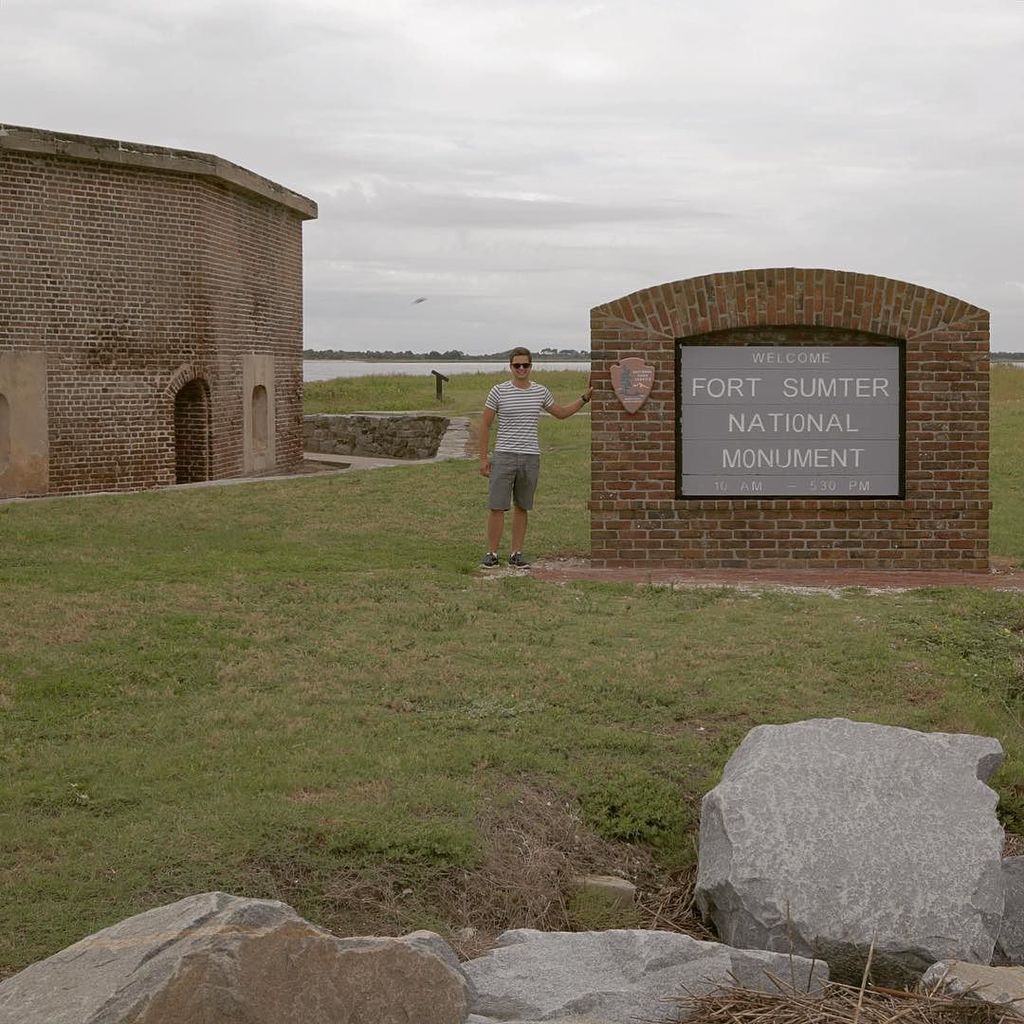 DavidGreiner's tweet photo. The first shot of the Civil War was fired to this island. After 32 hours siege the Union gave up and the confedera… https://t.co/66hgFkPnw0 https://t.co/JlL5y86tX1
