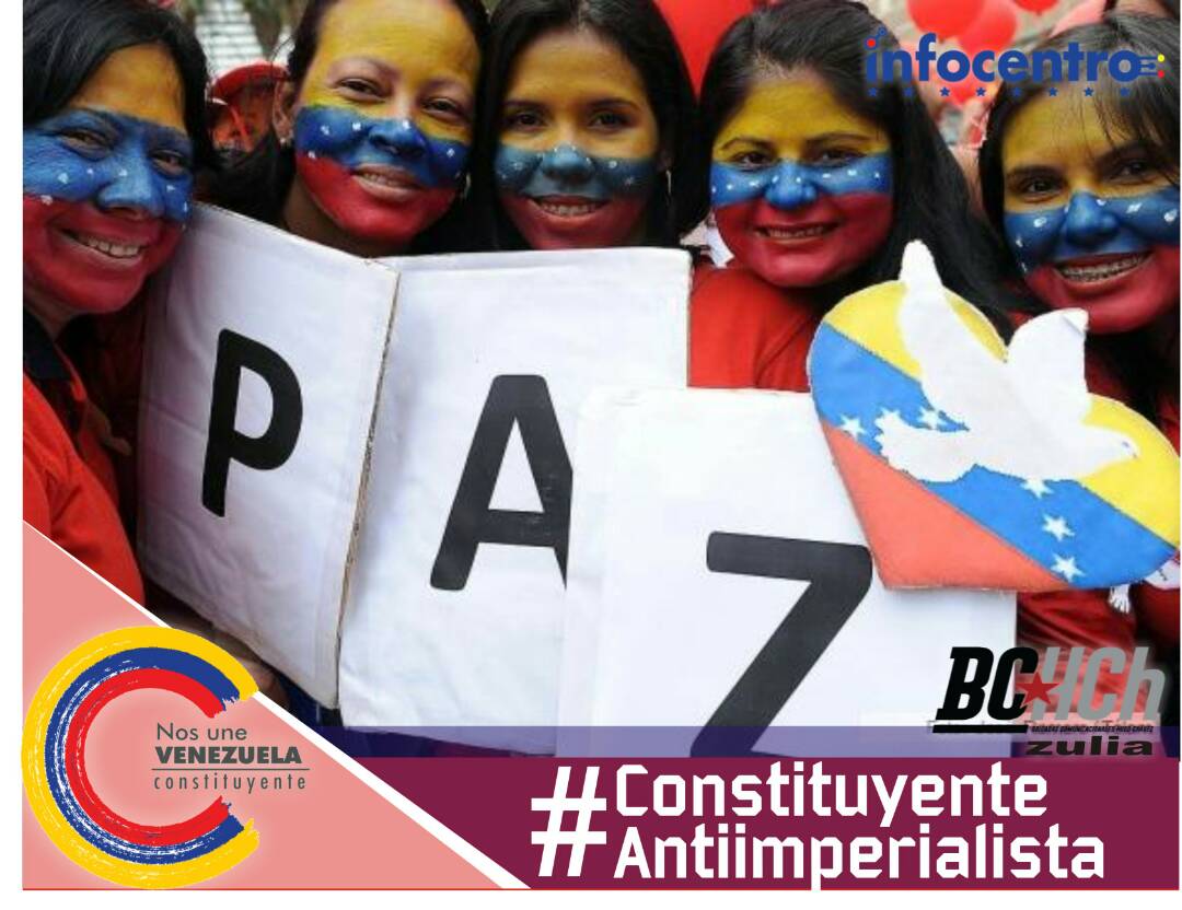 MAT_Zulia's tweet photo. #ConstituyenteAntiimperialista | Los venezolanos somos y seremos siempre gente de Paz https://t.co/ZvHWTQgKXs