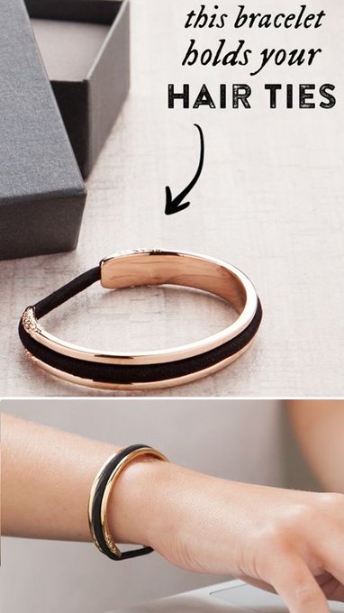 Never lose a hair tie again! I love mine!  Link to buy   https://t.co/muoGt6GlT2 https://t.co/YWmG4n