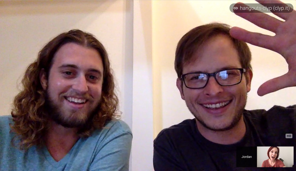 catladykara's tweet photo. Had a great time catching up with @WhatTheFerguson and @jpatapoff from @Clyp_It! Proud of what they are building. So many #tscloud memories. https://t.co/GFkcdsiGs2