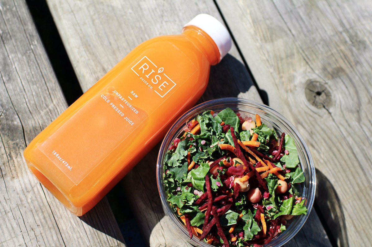 Have tried one of Grateful Food Co's salads?! Their line up of raw foods are available at Rise. Different salads and snacks each week!!