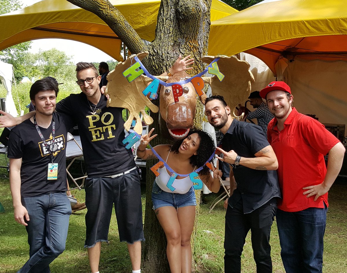 spkrboxshow's tweet photo. Thank you @HillsideFest for having the #spkrbox crew come and play on the Sun Stage at #HillsideFestival. We got tans and new fans! https://t.co/KkNUJ8PjJw