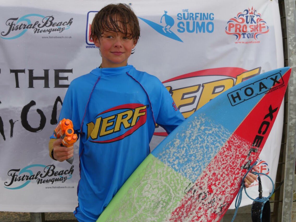 hoax1994's tweet photo. That winning feeling! HOAX ambassador Thomas Reeves on his way to becoming Under 14 UK Schools champ this time last week! #SurfSkateCreate https://t.co/0BXfuGdD7h