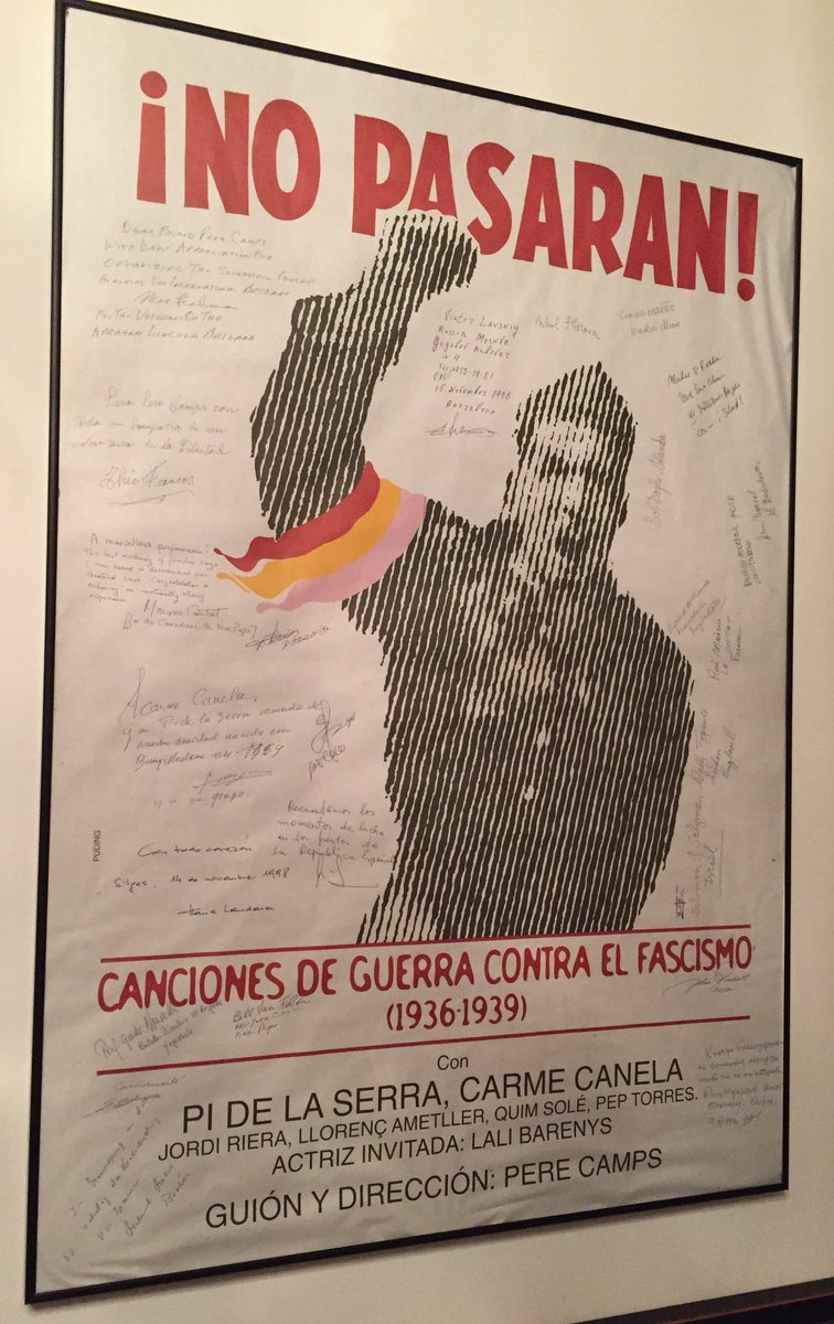 perecampscampos's tweet photo. Al 1996 vam estrenar, com vam poder, aquest projecte ¡NO PASARAN! Canciones de guerra contra el fascismo Ho recordo per si de cas #18juliol https://t.co/5MizU6P22P