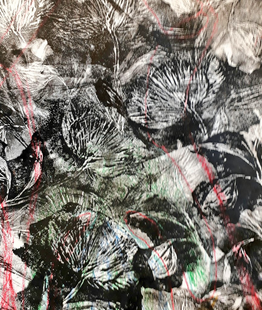 Fabulous y9 #mixedmedia artwork <a href="/stockleyacademy/">Stockley Academy</a> #stockleyart #proudteacher #printmaking #Ilovethis