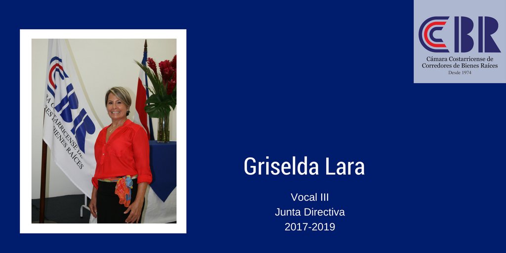 CCCBienesRaices's tweet photo. Griselda Lara es parte de nuestra Junta Directiva y es asociada de la #CCCBR desde el 2014 https://t.co/30yzts3LBo