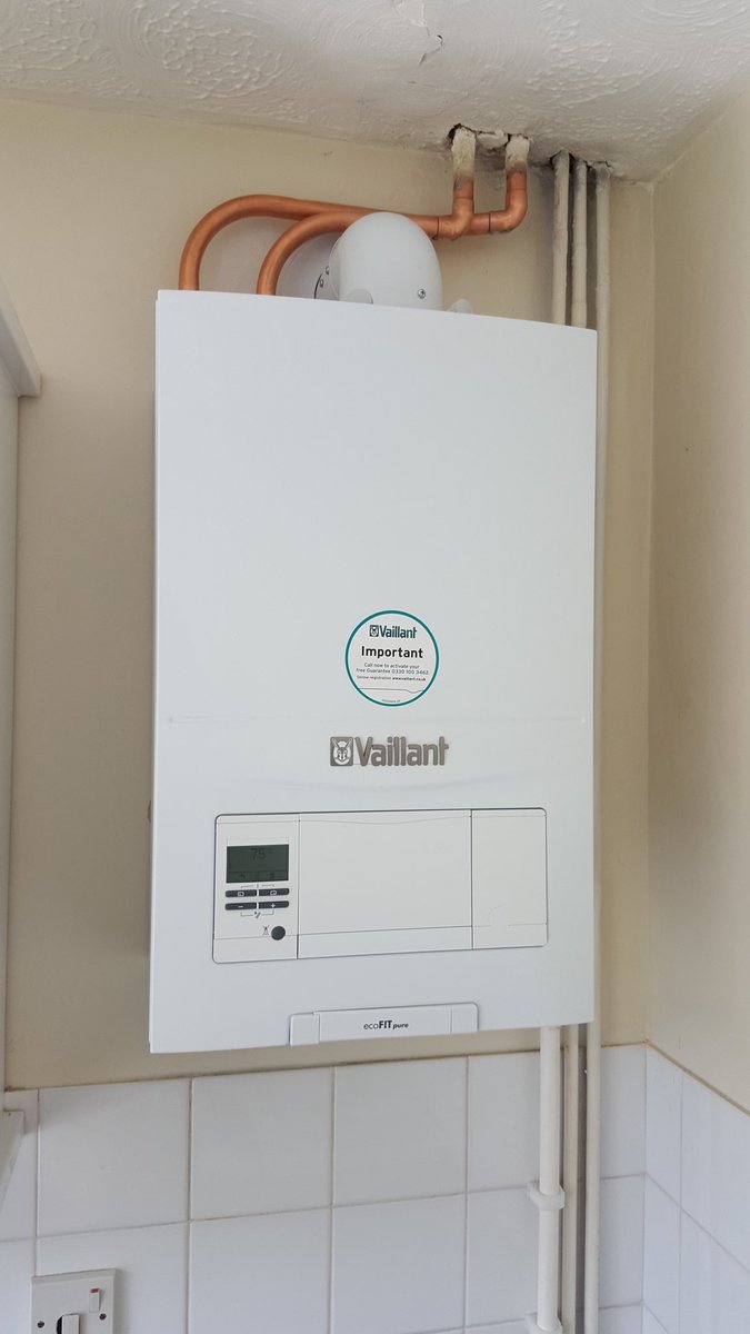 heatsource1's tweet photo. @vaillantuk today's boiler change went well and a great brick match. https://t.co/UZh4F7aEEl