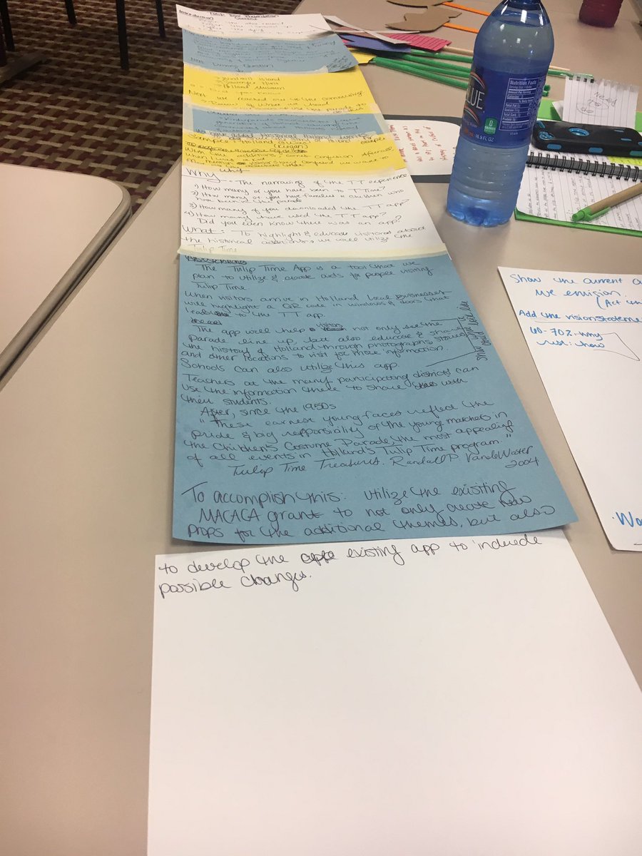 EngelishTeach's tweet image. Team Tulip Time is just outlining ideas and prepping for the pitch #bigthingshappening #ichallengeu #futureprepd