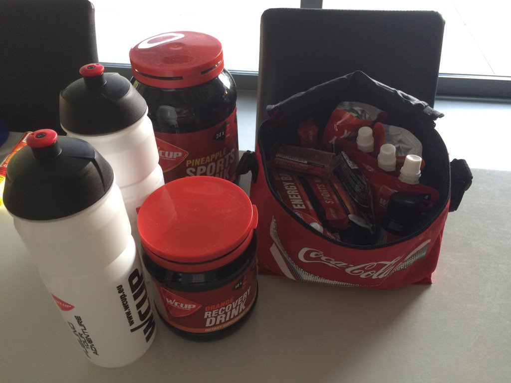 kriscoddens's tweet image. Zorgen dat we geen honger krijgen op de Transmaurienne. Thanks @WcupNutrition