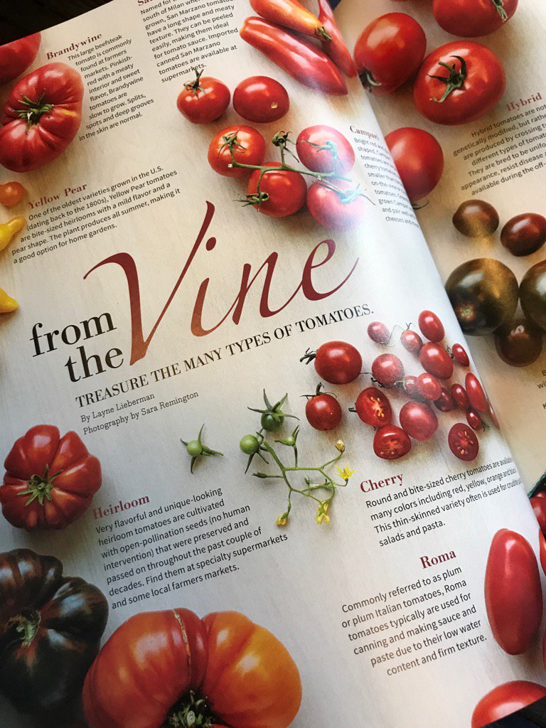 MOSheaRD's tweet photo. The latest @FoodNutriMag has me craving a trip to the farmer's market. Nothing better than tomatoes in the summer! https://t.co/cESTPOXISo