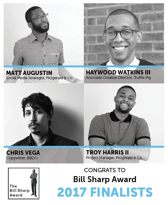 MAIP's tweet photo. Proud to announce the 2017 #BillSharp Award Finalists. Expect more about these trailblazers ASAP. @TroyDubois @MattAugustin @HaywoodRWatkins https://t.co/gswX9q7g89