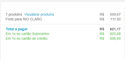 AndroidBlog_br's tweet photo. @submarino compra de 500 reais e 100 de frete? não obrigado! https://t.co/hyXP0gnEA3