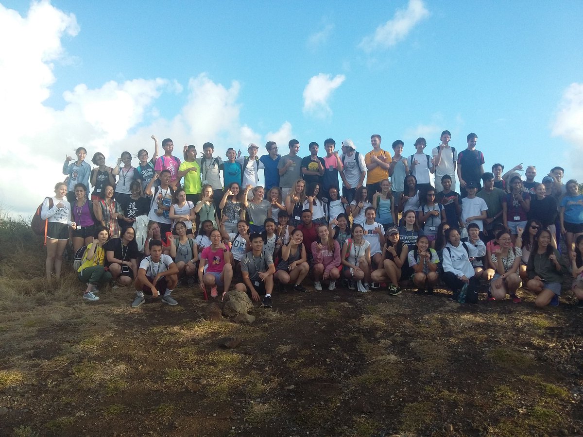 70 students, 23 schools, 9 countries represented at #SGLI2017 in Hawaii. 7 students and 2 teachers from <a href="/stpetersnz/">St Peter's Cambridge</a> taking part.