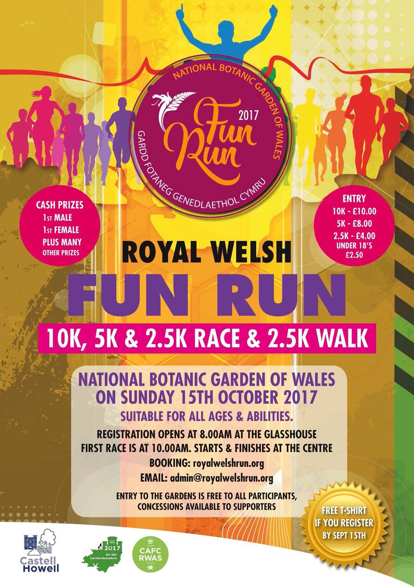Carms2017SirGar's tweet photo. How about setting yourself a challenge and joining the @royalwelshrun / mae'n amser cychwyn yr ymarfer https://t.co/WKRunFivbB