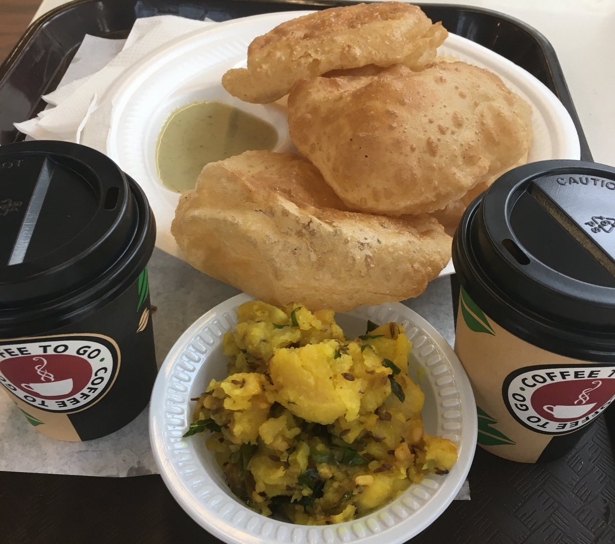 EnjoyFoodTravel's tweet photo. Puri Aloo @SpicesGarden Burjuman , Dubai @ZomatoUAE https://t.co/Jqsa3zLp2b
