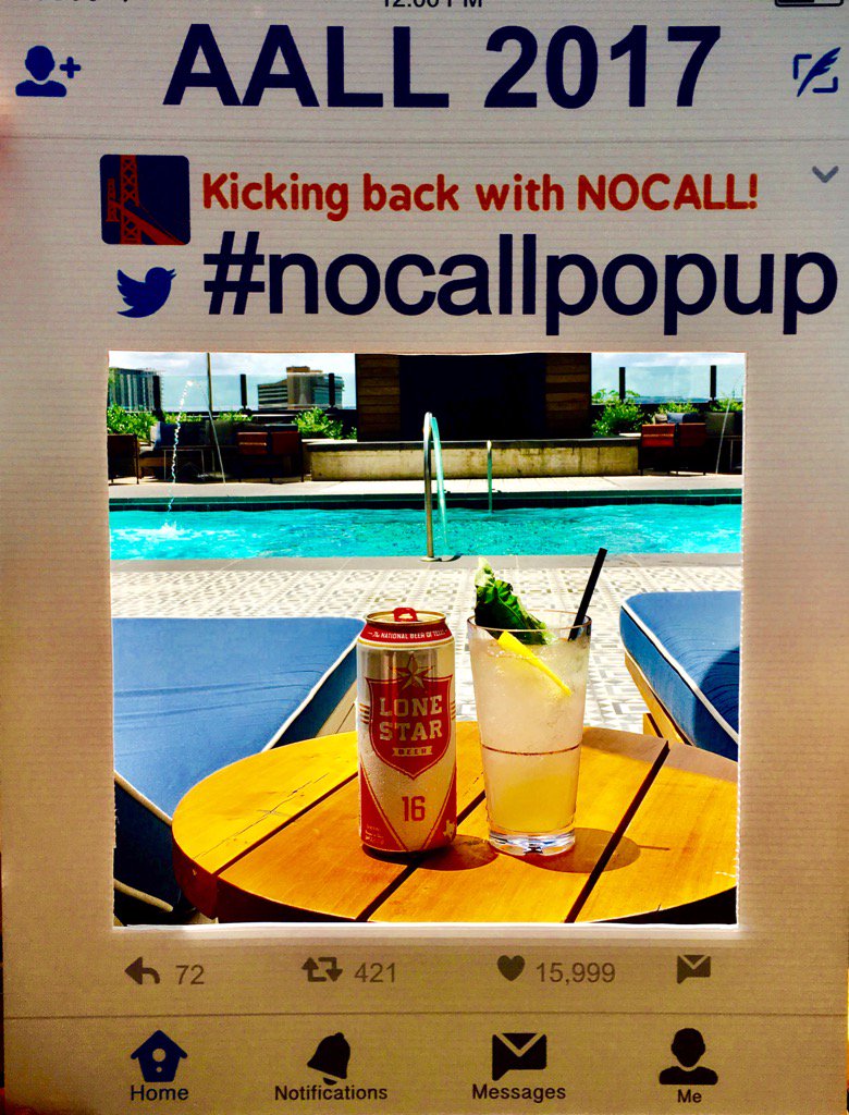 NOCALL1980's tweet photo. #nocallpopup #aall17 poolside popup https://t.co/99OkTDhNEo