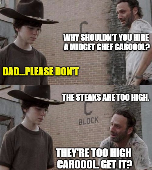 BrainSamich's tweet photo. What Rick actually said to Carl. More #Food talk in EP.28 of #BrainSamich.com #TuesdayTrivia #Podernfamily #TuesdayTasting #TopicTuesday https://t.co/ncRdJuT69N