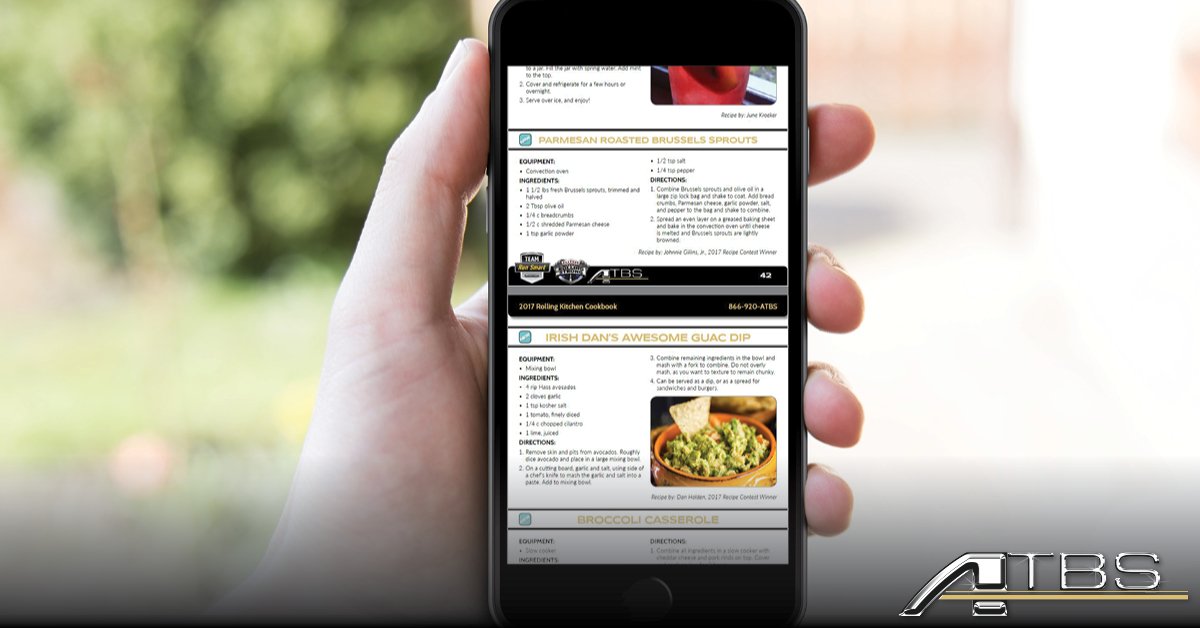 ATBSchat's tweet photo. Not sure what to eat? Download our cookbook for truckers! https://t.co/MqFkBUnJUV https://t.co/XLu3KyUDF8