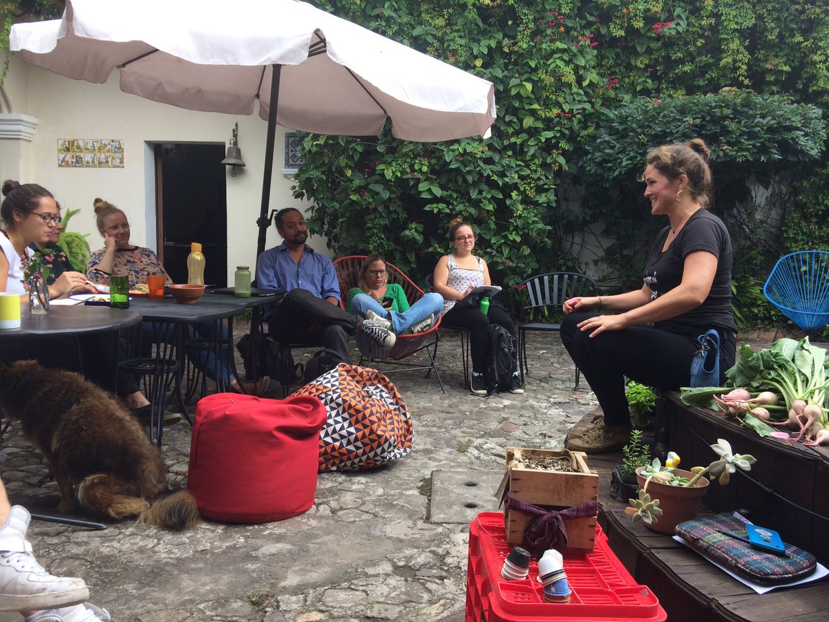 Great learning lunch <a href="/ImpactAntigua/">Impact Hub Antigua</a> with Garden of Hope #Guatemala