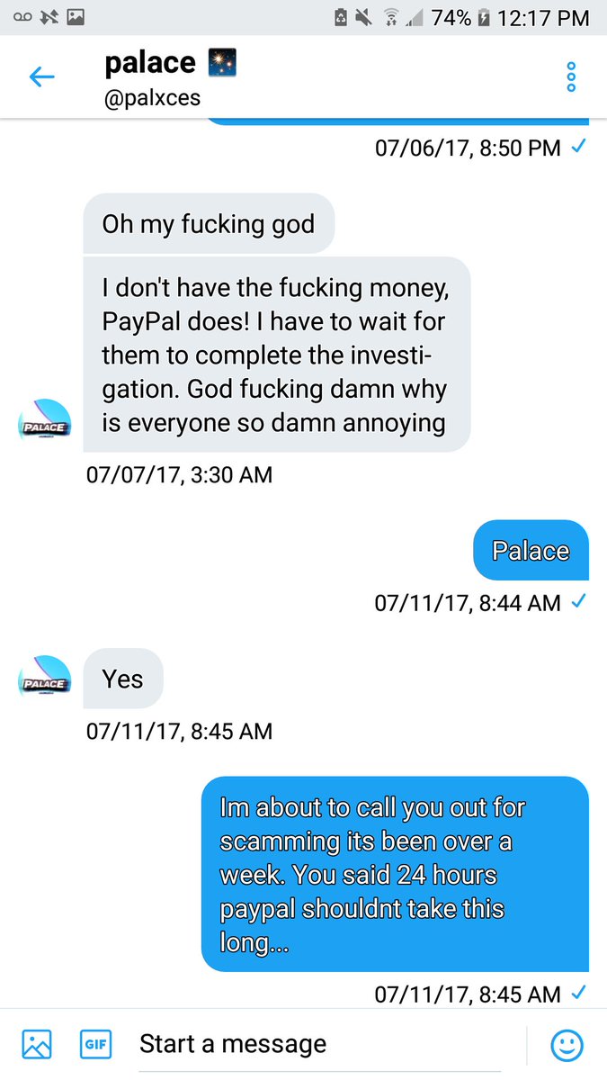ZimbawiSells's tweet image. Nobody trust @palxces  he's a scammer that does fake money flips. He scammed me and idk how many more because he got scammed himself.