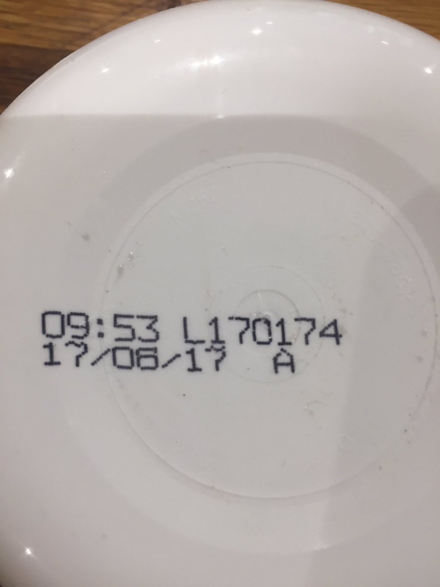 Mish68Lewis's tweet photo. @AsdaServiceTeam we have just had our shop today. This mascarpone was out of date over a month ago! Do you agree? #asda #asdacustomerservice https://t.co/6gqRByNbwZ