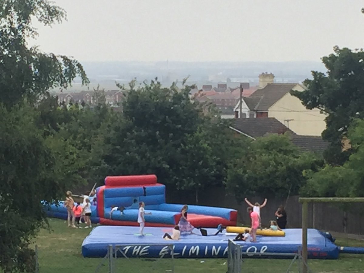 Year 6's are having fun at their leavers party.