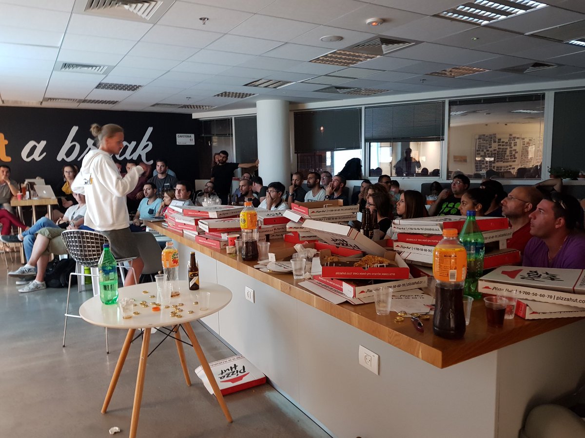 KotlinTLV's tweet image. We just had our second meetup! Thanks to everyone! #kotlin #meetup #tlv