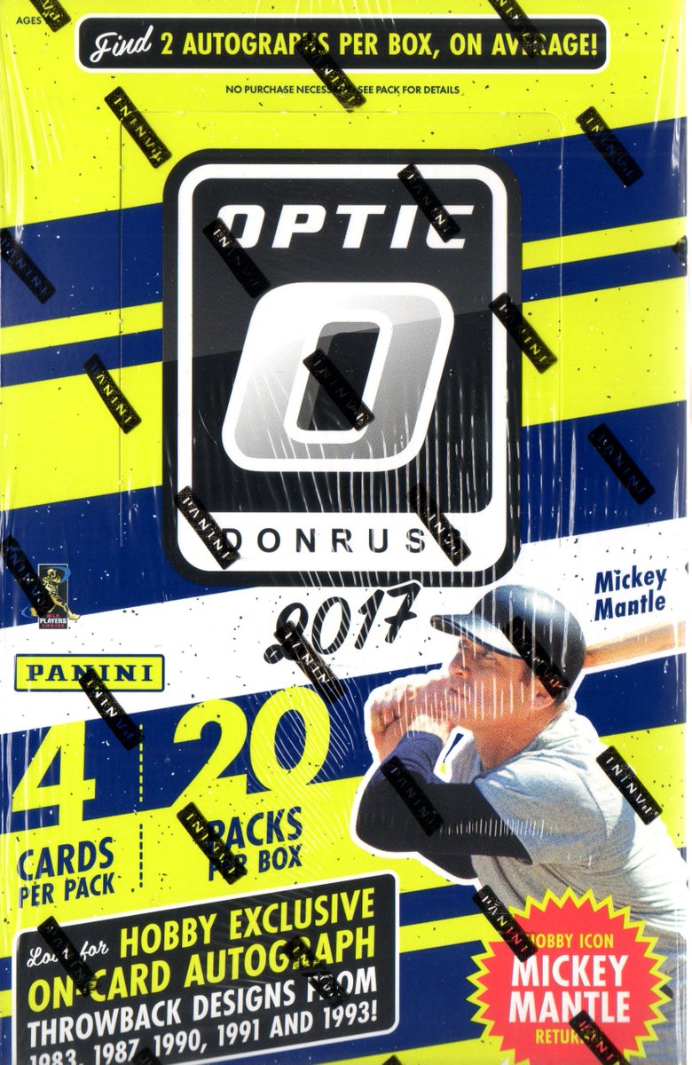 DiamondSportsCa's tweet photo. New #TheHobby Arrival For #CardShop Customers 7/19 ~ 2017 @PaniniAmerica #OPTIC #Baseball 2 Autos Per Box #HotBoxes #WhoDoYouCollect https://t.co/ptGc8YOGew