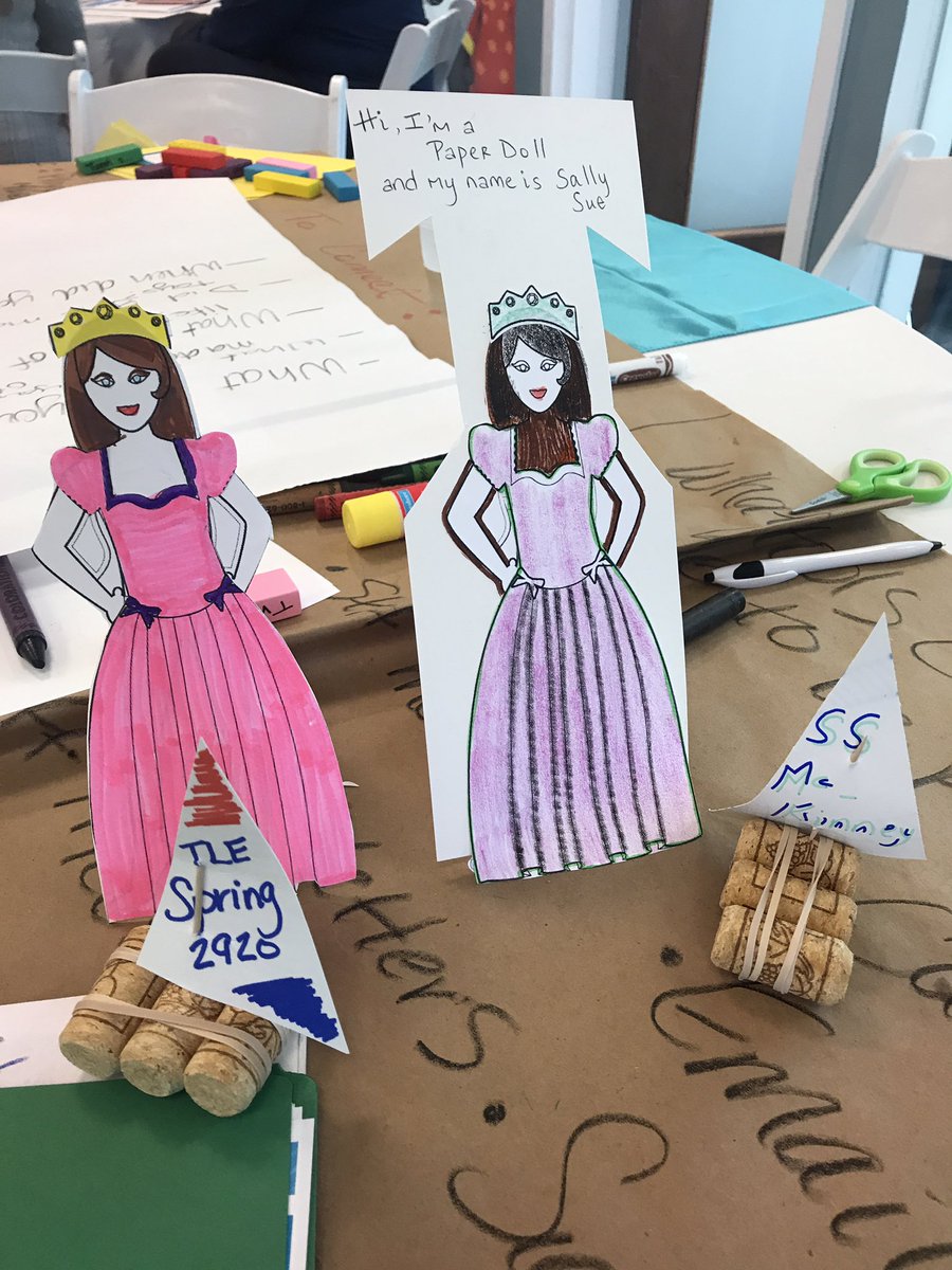 Christinaeddy12's tweet photo. School Age Experience! My paper doll is prettier than yours! @TheLearningExp @NibletToiya #TLESpring #TLEMcKinney  #paperdoll #toyboat https://t.co/Yd1Jv4CyRd