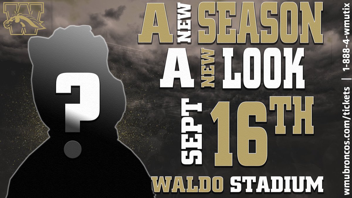 WMUBroncos's tweet photo. A New Season. A New Look.

#BusterReveal #NewSeasonNewLook
#WeWillReign #LetsRide https://t.co/Pz2SoH7o8Y