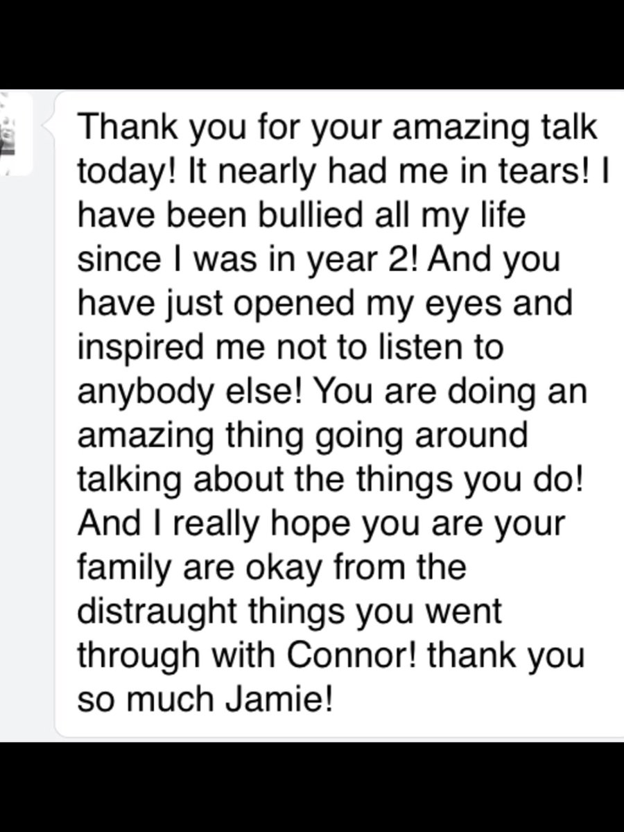 JamieDenyer5's tweet photo. Feedback!! 

#bullyingmustSTOPfullSTOP🔴 https://t.co/Wf71uBhpVx