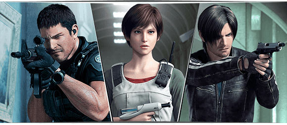 Chris, Rebecca, and Leon team up to prevent a deadly virus from being unleashed in Resident Evil: Vendetta, out now on Blu-ray!