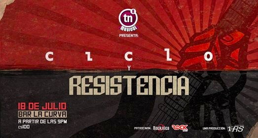 HOY HOY HOY 

<a href="/ElCiclo/">Ciclo</a> y <a href="/resistencianic/">ResistenciaNica</a> en La Curva. 

       Una producción de 

 ⚡ REVUELTA SONORA ⚡