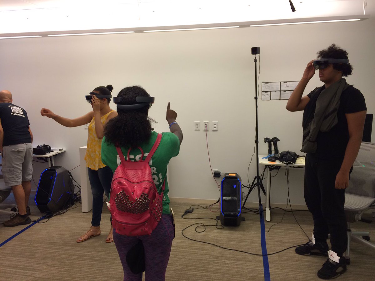 YMCABostonTeens's tweet photo. Today the Menino YMCA (Hyde Park) CITs visited the Microsoft N.E.R.D. Center Garage and toured the Makerspace! https://t.co/qi7jS5sL7k