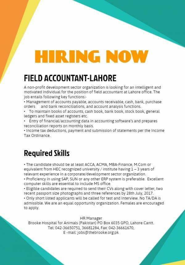 TheAcademicHlp's tweet photo. #HiringNow #FieldAccountant
#Lahore 
#JobOpportunities  
#AcademicHelp https://t.co/IuLAQNZBEv