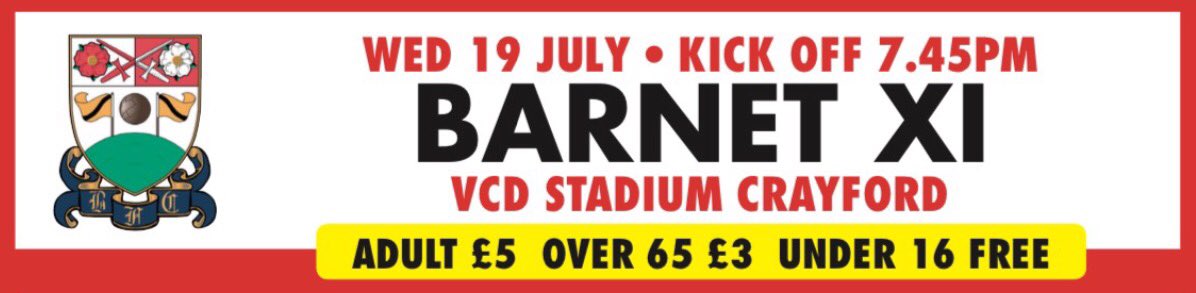 ErithTown's tweet photo. FIXTURE: Tomorrow The Dockers are at home v Barnet XI at VCD's Oakwood ground, KO 7.45pm. #WeAreErith @dyerandco https://t.co/V4I2oTabmq