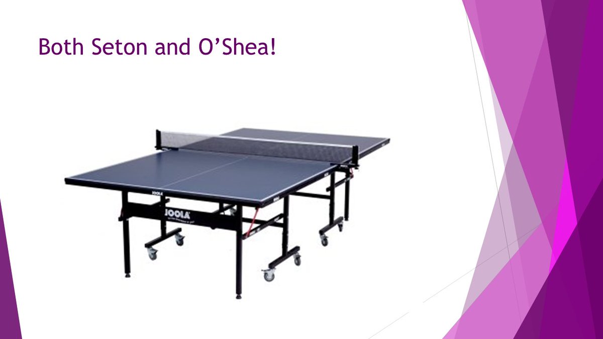 NUResLife's tweet photo. Guess what- Seton and O'Shea are getting brand new ping pong tables! 🏓 https://t.co/s1wPFAf289