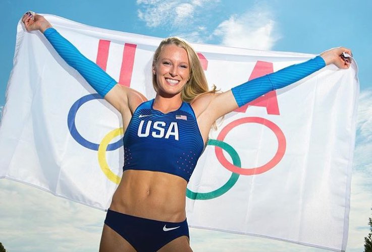 What an honor it is to have 2016 Olympian Silver Medalist <a href="/sandicheekspv/">Sandi Morris, OLY🇺🇸</a> back at the #CLT Street Vault this Friday! Are you in?#Charlotte
