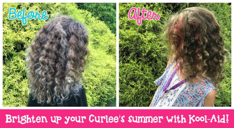 Does your Curlee Girlee want some summer fun? Today I'm sharing how to dip-dye hair using Kool - Aid! http://bit.ly2uwK53r