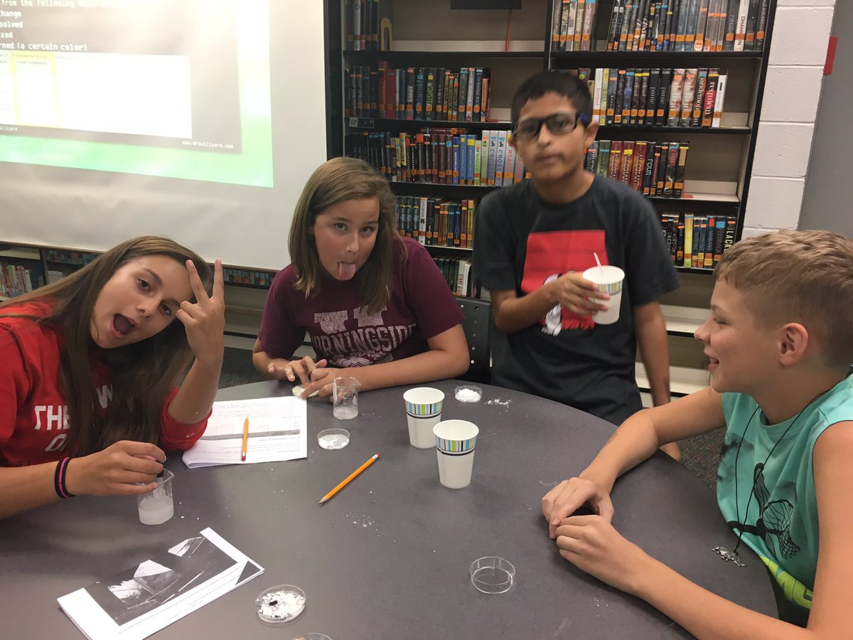 chris_redemske's tweet photo. Day 2 of #RPSHAL summer camp @RalstonMS. Forensic pathology and solving the case of the missing cake! @SheetsLegitLit https://t.co/hFkTCmrcfA