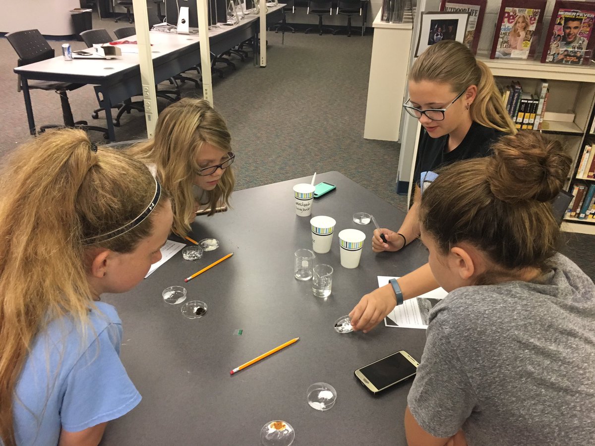 chris_redemske's tweet photo. Day 2 of #RPSHAL summer camp @RalstonMS. Forensic pathology and solving the case of the missing cake! @SheetsLegitLit https://t.co/hFkTCmrcfA