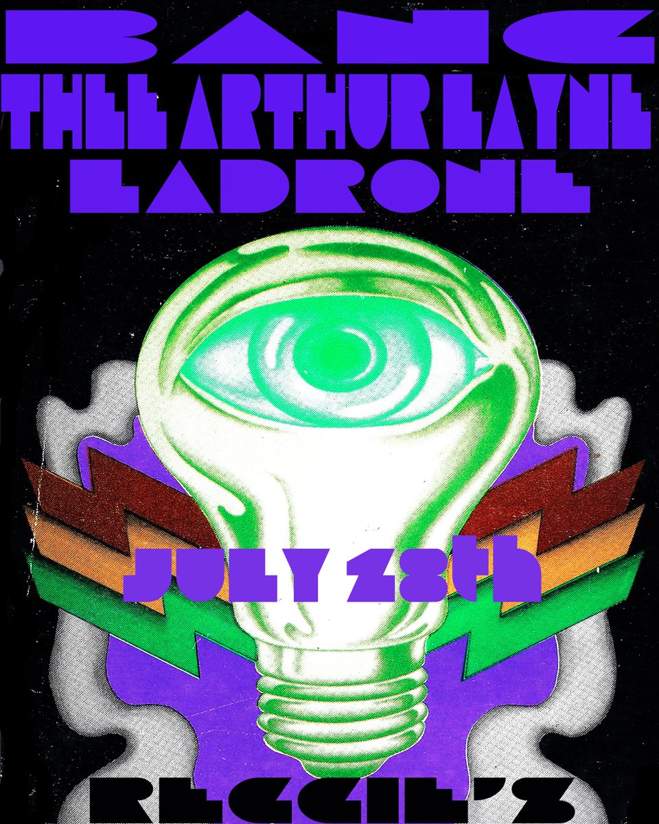 TheeArthurLayne's tweet photo. July 28th @reggieslive your fave raw power rockers support 1970's legendary hard rockers BANG!!!!  Its Chicago in the summer!  Dig it! https://t.co/gLpLYbYWRN
