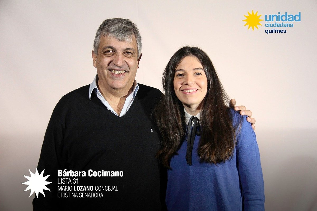 barbycocimano's tweet photo. #unidadciudadana #Lista31 #Quilmes #Paravolveratenerfuturo https://t.co/ZPIip141dg