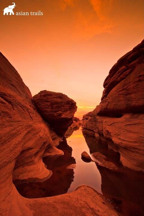 AsianTrailsLtd's tweet photo. Thailand’s own version of the #GrandCanyon.Rock formation out of this world at Sam Pan Boak in #Isarn. https://t.co/ugBU6DWFA2 #AsianTrails https://t.co/u8lZA6N35I