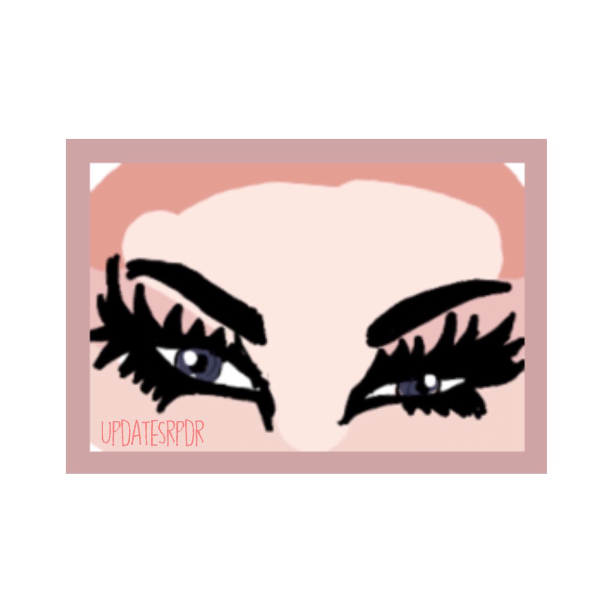 UpdatesRPDR's tweet photo. @sasha_velour I tried to draw your beautiful eyes, I really hope you like it. 🌹 I love you so so much queen🌹 https://t.co/NeiskHEWhJ