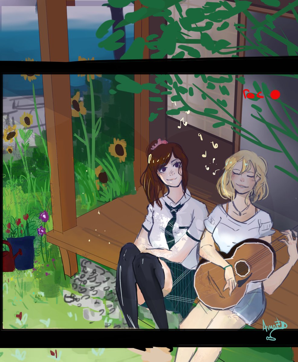 AmaArt_'s tweet photo. Relaxing evening 
by Me :)
#summerlessonxcsp https://t.co/NMzaUJzYvl